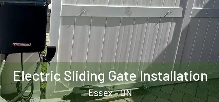 Electric Sliding Gate Installation Essex - ON